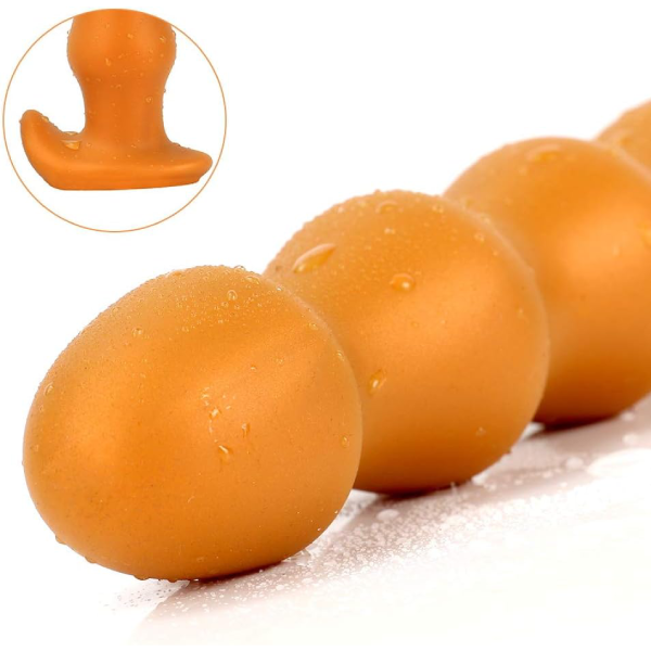 Plug Juguete Sexual Anal Gradual Premium Silicona Largo Fino M