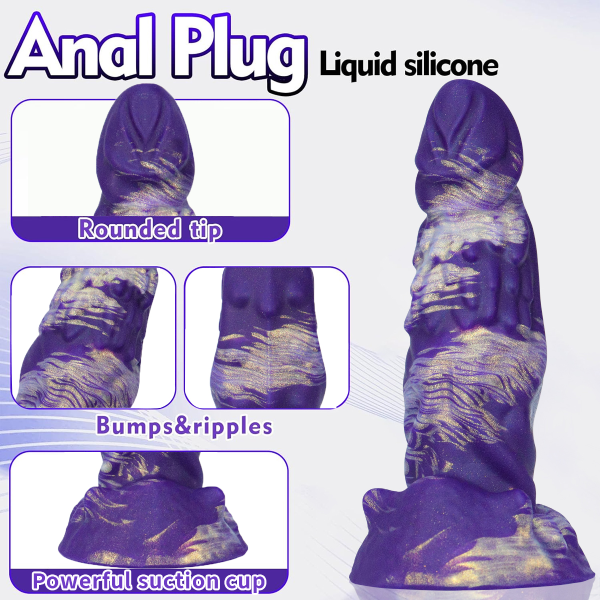 Dildo Silicona Líquido Suave Ventosa Monstruo Alien 5.7 Inch