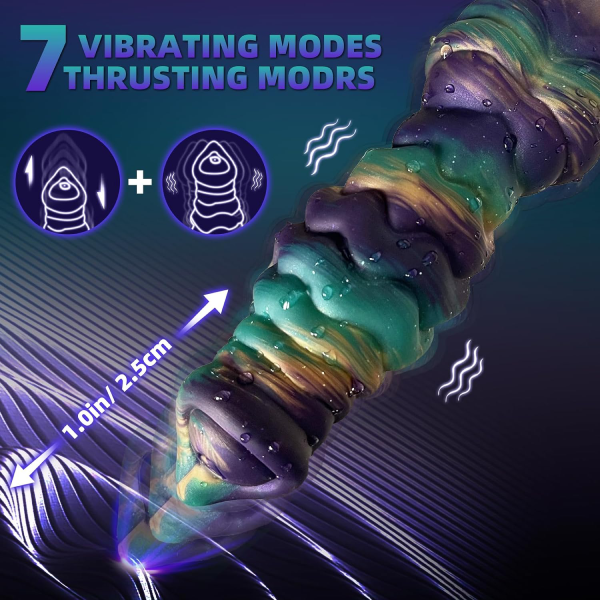 Vibrador Telescópico Calientador Monster 8.66 Inch