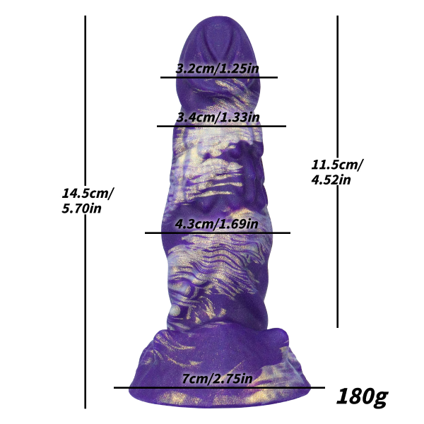 Dildo Silicona Líquido Suave Ventosa Monstruo Alien 5.7 Inch