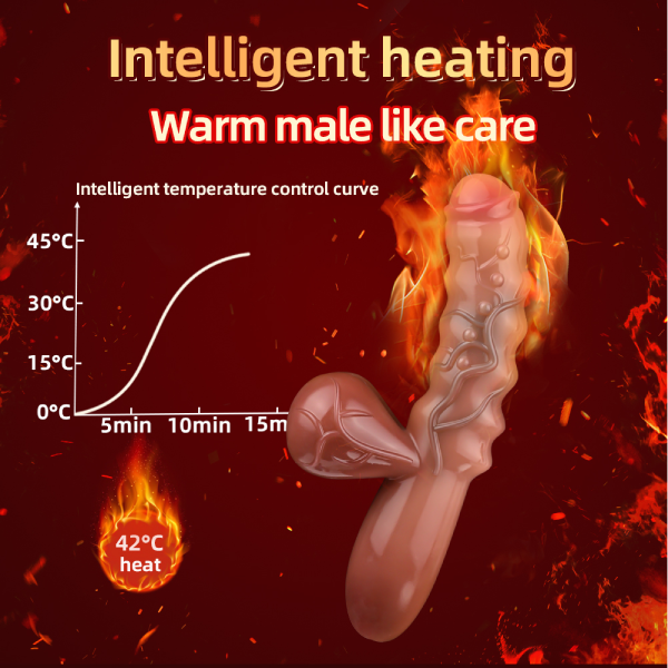 Vibrador Dildo Pene Realista Silicon Liquido Largo Grueso 3