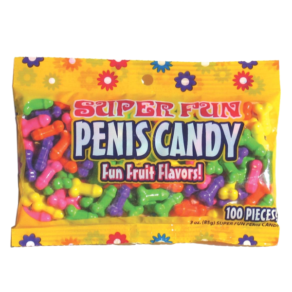 Penis Candy Paquete de 100 dulces en Forma de Pene