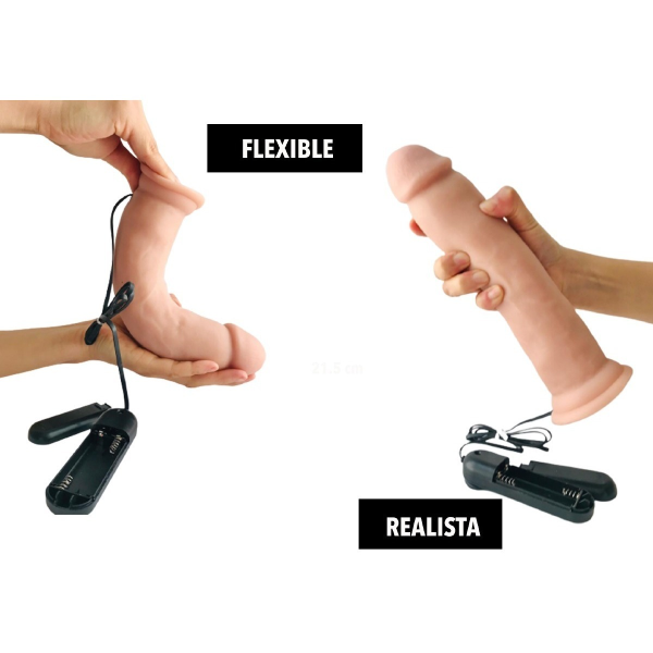 Vibrador Blush A Control Realista Dr. Skin Throb