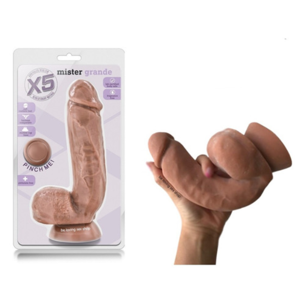 Dildo Blush Realista X5 Mister Grand 22 cm
