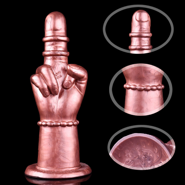 Dildo Puño Fisting Mega Plug Anal Extremo Ventosa C