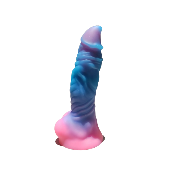 Dildo Silicona Líquido Ventosa Fosforescente 8.3 Inch