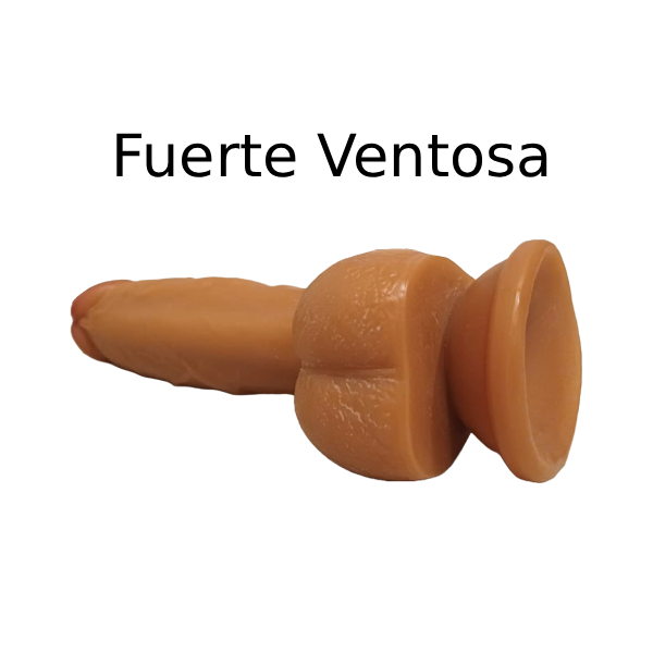 Dildo Realista Con Ventosa Flexible 1