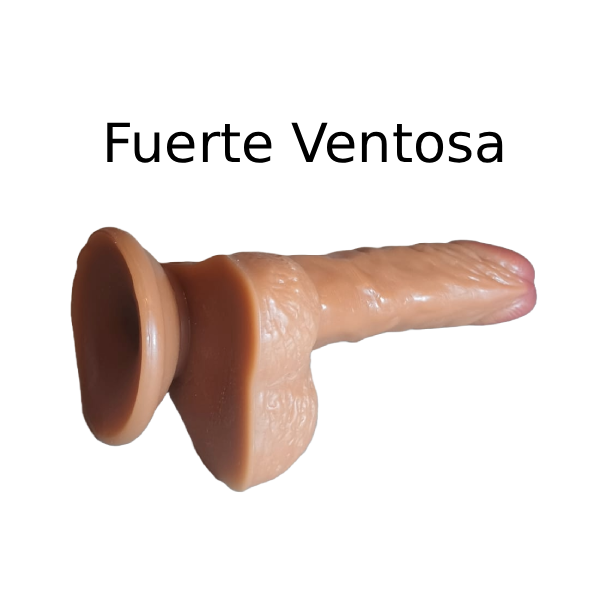 Dildo Pene Realista Con Ventosa Flexible 2
