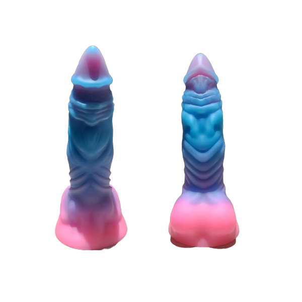 Dildo Silicona Líquido Ventosa Fosforescente 8.3 Inch