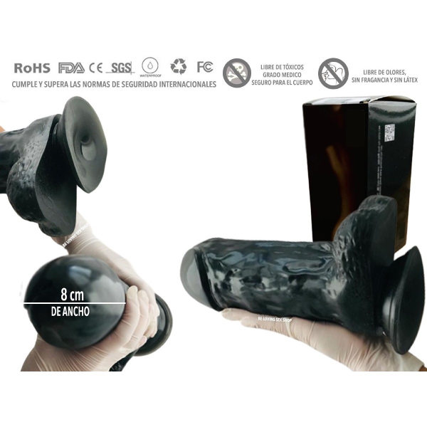 Mega Dildo Extremo Grueso 26.5 cm