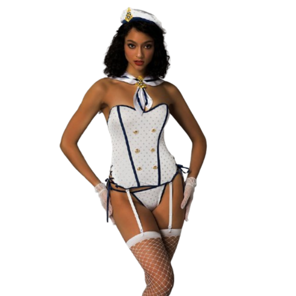 Cosplay Disfraz sexy de la Marina S/M