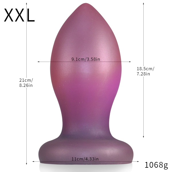 Plug Tapon Juguete Sexual Anal Premium Silicona XXL