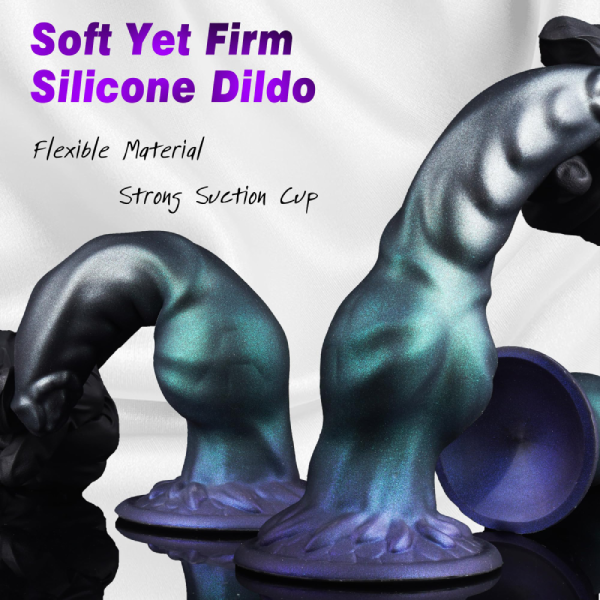 Dildo Silicona Líquido Suave Ventosa Monstruo Alien 7.5 Inch
