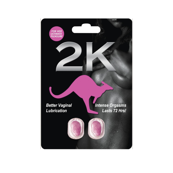 2 Pastillas Vigorizante Kangaroo For Her Pink