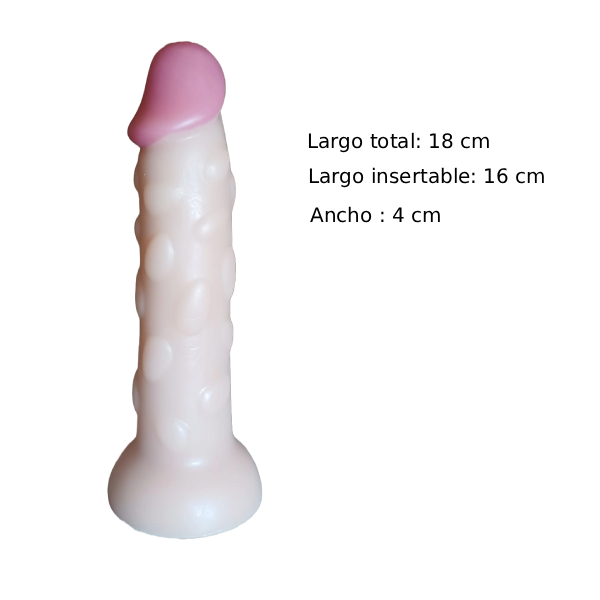 Dildo Pene Realista Largo Con Ventosa Flexible 8