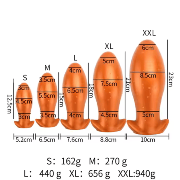 Plug Tapon Juguete Sexual Anal Premium Silicona S