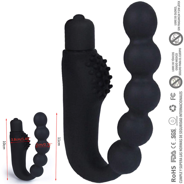 Vibrador Anal Plug Prostatico Rosario