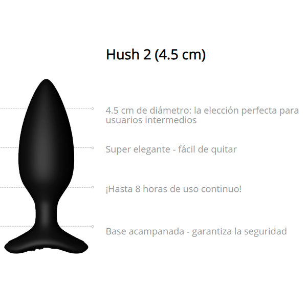 Vibrador Prostatico Plug Lovense Hush 2