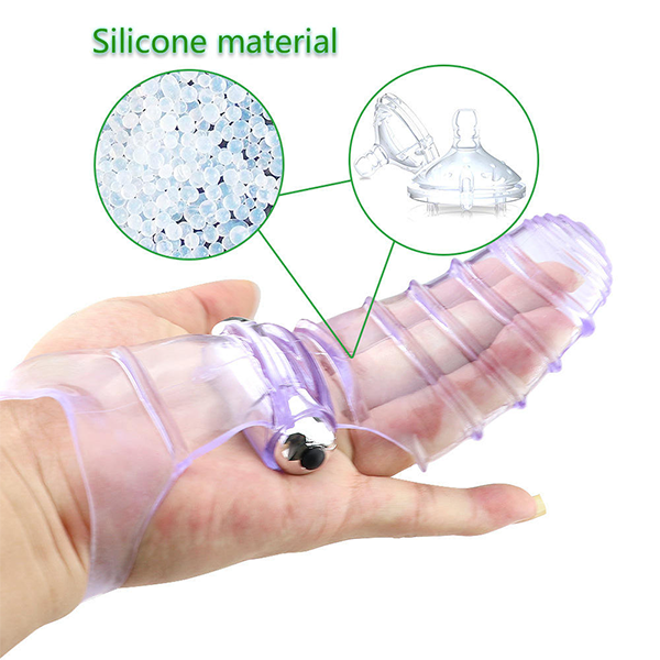 Funda Vibrador para Dedos Masajeador