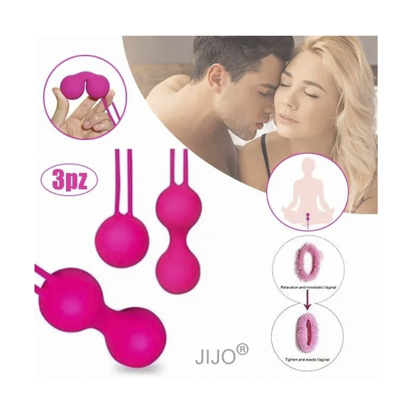 Set De Bolas Kegel De Silicon 3 Piezas