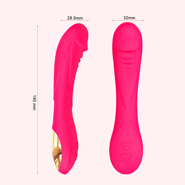 Potente Vibrador Curvo Silicon Premium