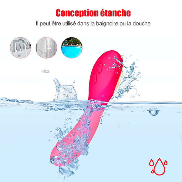 Potente Vibrador Curvo Silicon Premium