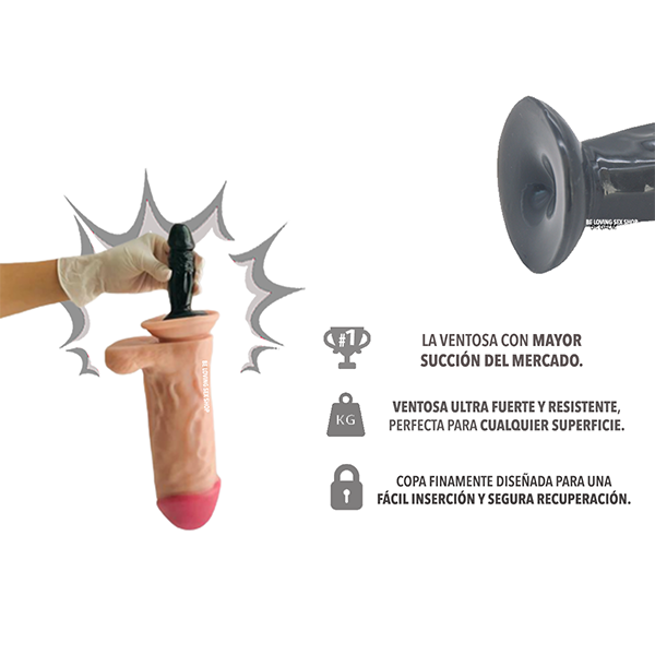 Mini Dildo Realista Suave como Chupon 10 cm