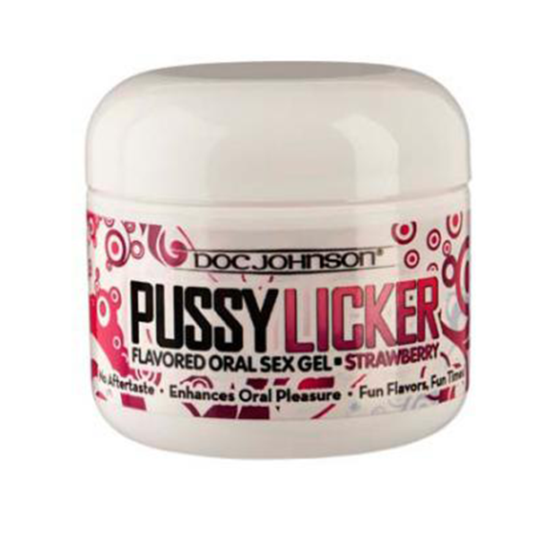 Lubricante Comestible Pussy Licker Sabor Fresa 60 Ml