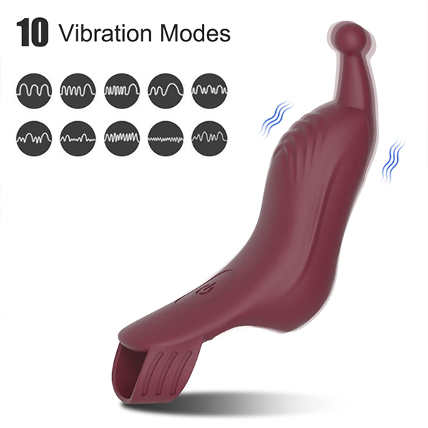 Funda Dedo Vibrador Curvo