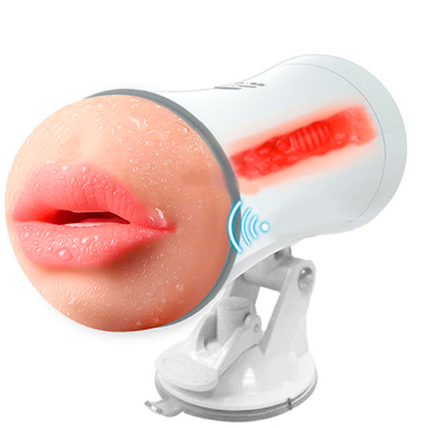Masturbador Premium Vibracion Ventosa Voz
