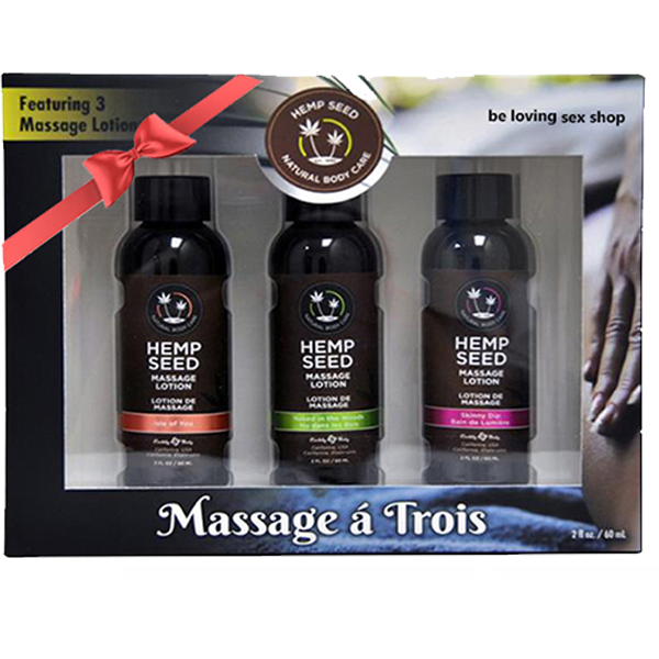 Set de 3 Lociones 60ml Masaje Earthly Body