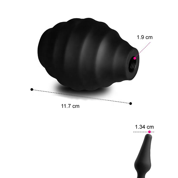 Bomba de Limpieza Anal Vaginal Silicone Suave