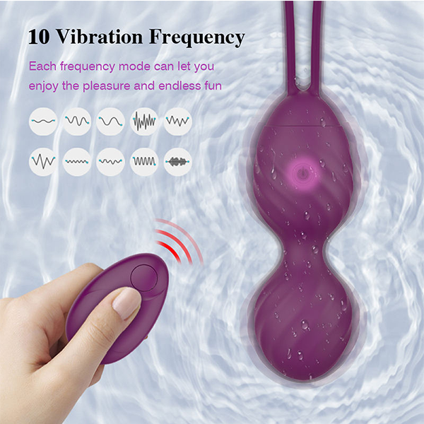 Kit 3 Bolas De Kegel Vibrante Inalámbrico