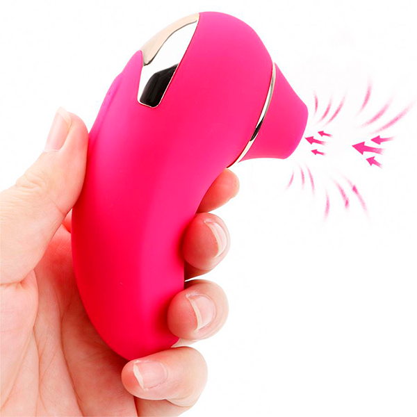 Vibrador Succionador Clítoris USB Rosa