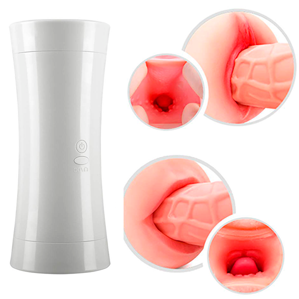 Masturbador Premium Vibracion Ventosa Voz