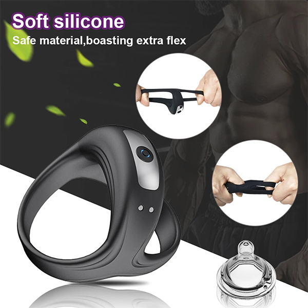 Anillo Vibrador Doble Motor Cockring