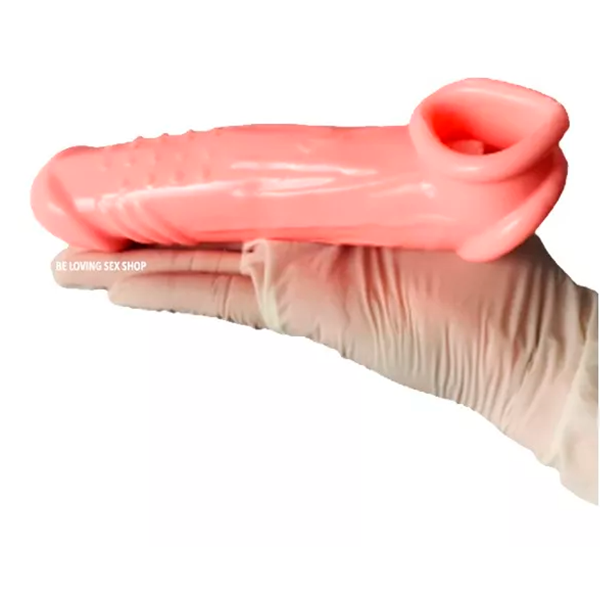 Funda Pene Doble Inserción Crystal Humo
