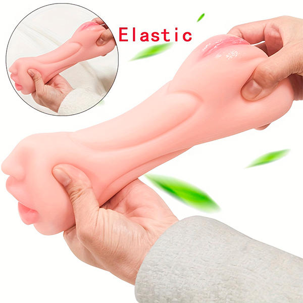 Masturbador Extra Texturizado 3 en 1