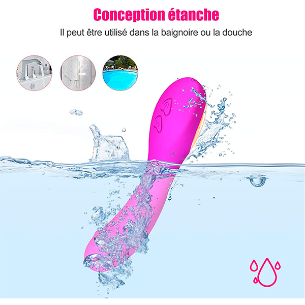 Potente Vibrador Curvo Silicon Premium
