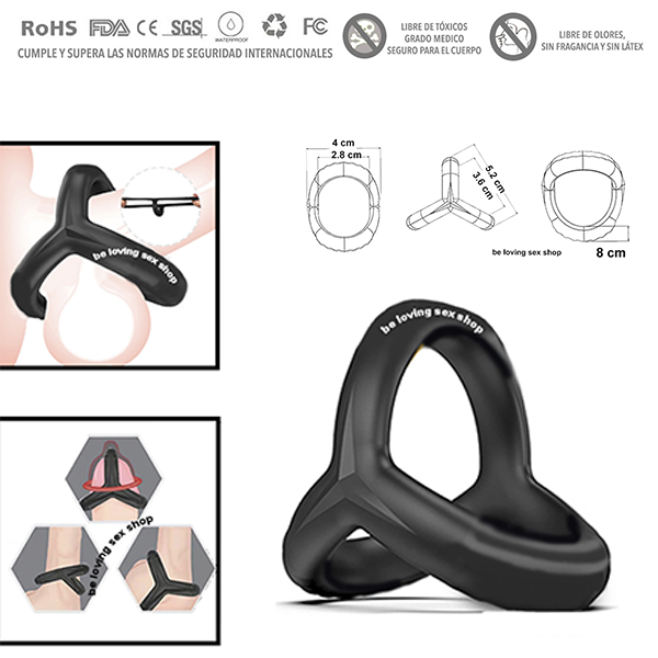 Anillo Doble Retenedor Cockring Elástico