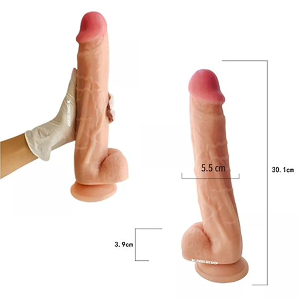Grande Dildo Realista 30 Cm