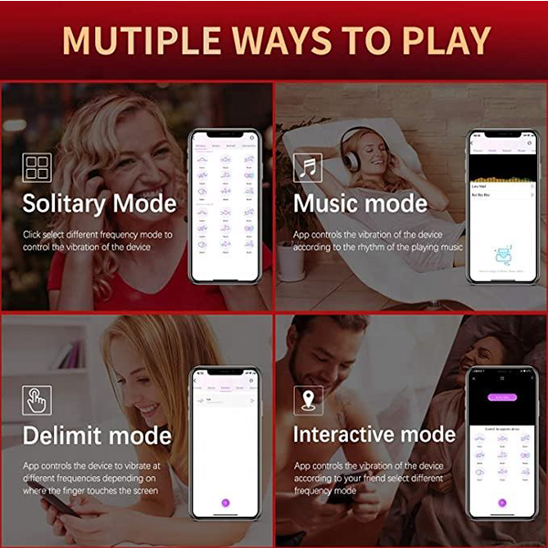 Vibrador Succionador + App Control USB