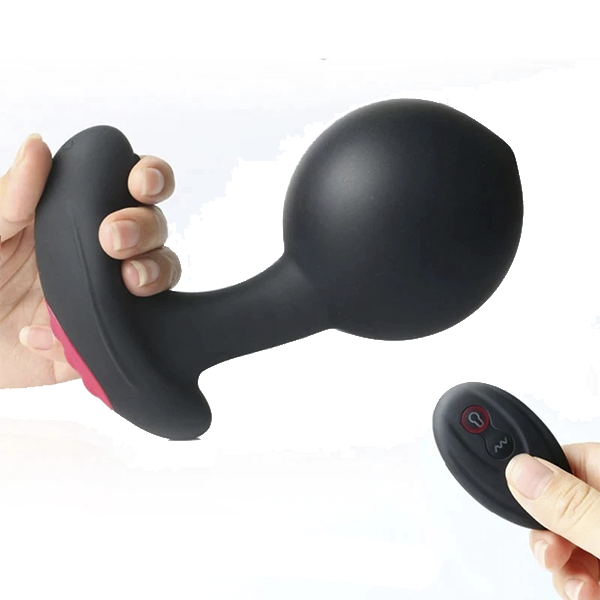 Vibrador Anal Inflable Con Control Remoto