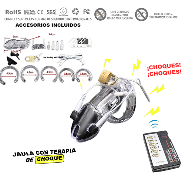 Jaula Pene Terapia Toque Electrico