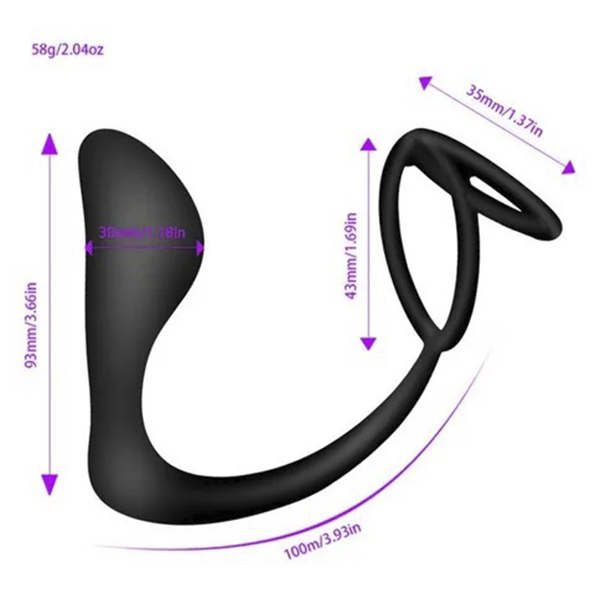 Anillo Cockring & Plug Anal Prostatico