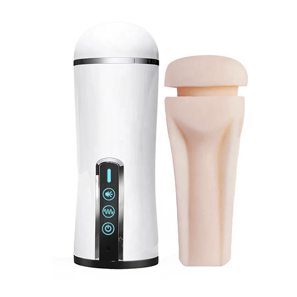Masturbador Vibrador Succion Efecto Acordeon