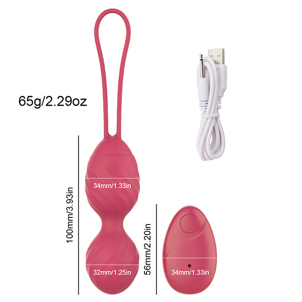 Kit 3 Bolas De Kegel Vibrante Inalámbrico