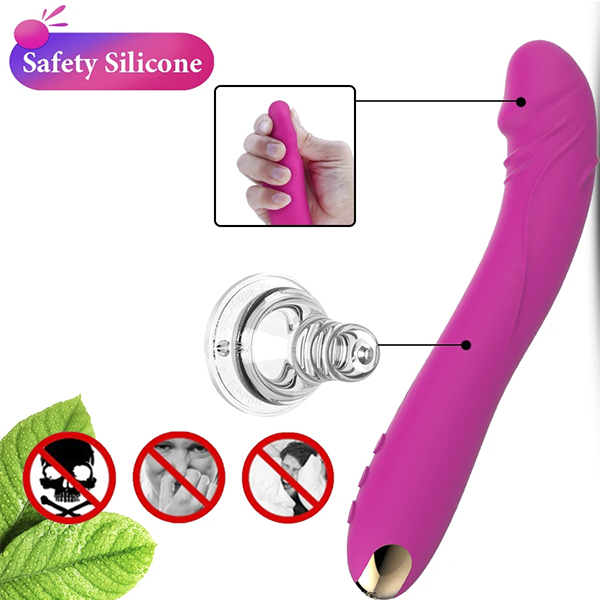 Vibrador Punto G USB Magnetico Rosa