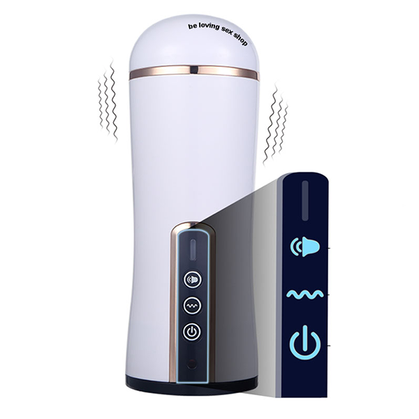 Masturbador Vibrador Succion Efecto Acordeon