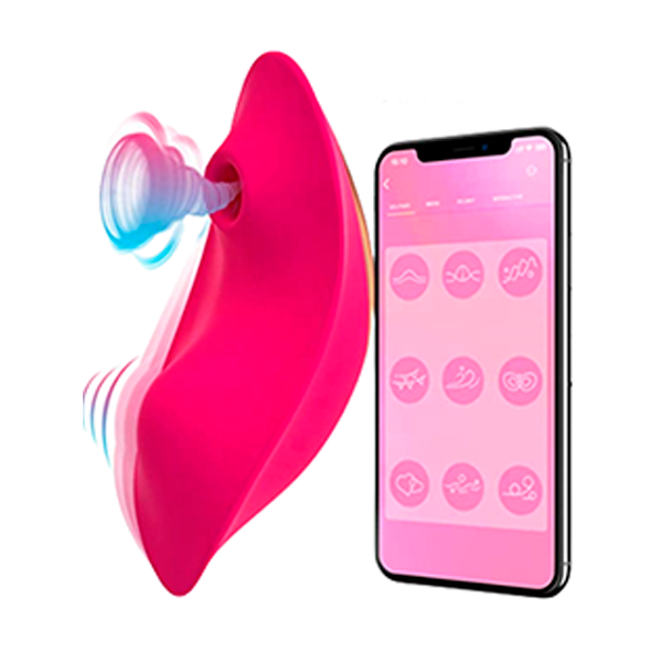Vibrador Succionador + App Control USB